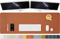 Large Desk Mat - 47.2"x 17" Non-Slip PU Desk Pad by HOMIEAZICOZI