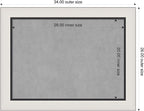 Amanti Art Silver Framed Magnetic Board 26x34 Medium Vision Board - Image 2