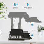 37 Inch Standing Desk Converter - Image 6