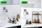 Dorhors 2-Tier Bathroom Counter Organizer, Vanity Counter Corner Shelf - Image 7
