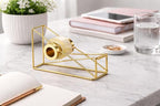 Gold Desktop Tape Dispenser Metal Wire Tape Holder - Image 4