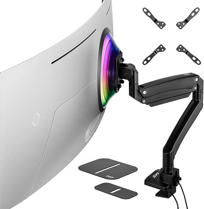 AVLT Single 17"-57" Super Ultrawide Monitor Arm by AVLT-USA
