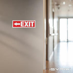 iSYFIX Exit Signs Stickers 2 Pack 12x4 Inch - Image 4