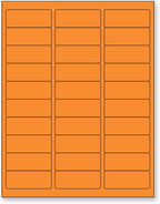 NextDayLabels - 8-1/2 x 11" Neon Color High Light Fluorescent Labels by NextDayLabels