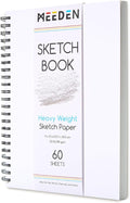MEEDEN 9"x12" Sketchbook Paper Pad: 122lb/180gsm Spiral Bound Art Sketch Book by MEEDEN