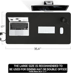 YSAGi Non-Slip Leather Desk Pad L Size, Waterproof Laptop Computer Desk - Image 7