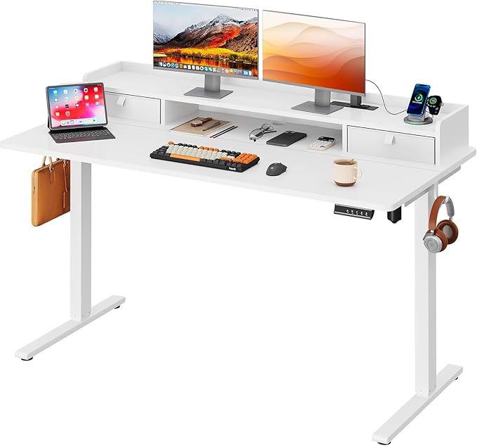 DEVAISE 55×28 Inch Electric Standing Desk by DEVAISE