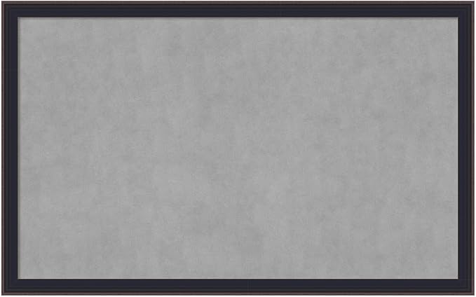 Amanti Art Black Framed Magnetic Board 27x43 Large Vision Board by AmantiArt