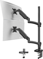 mount pro vertical dual monitor mount, stacked monitor, view 9