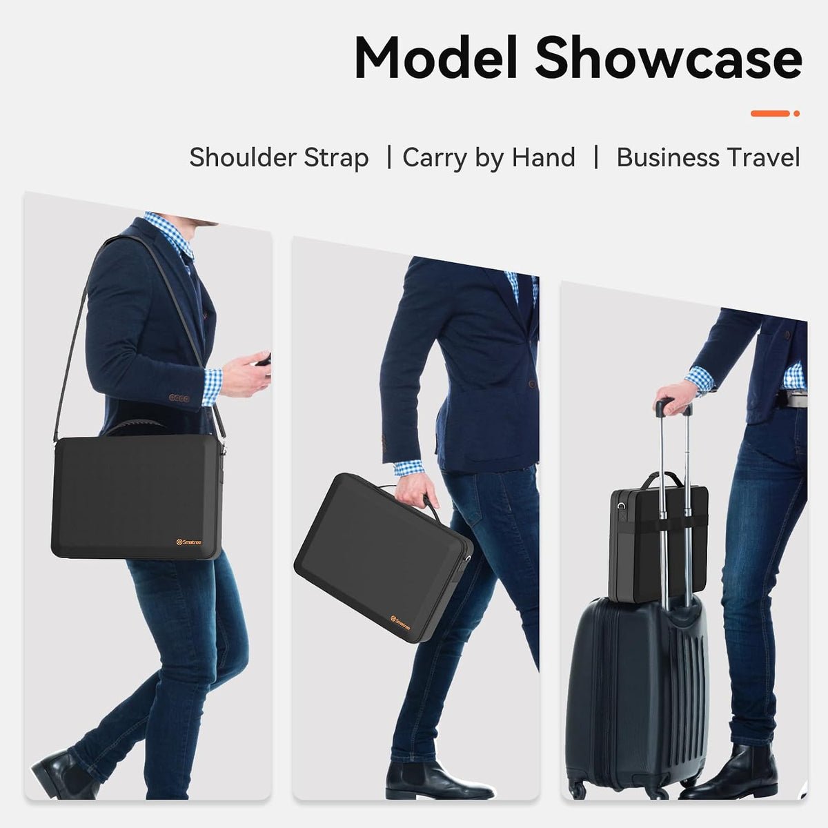 Smatree MobileBase Laptop Shoulder Case with Stand for 15-16 inch Lenovo