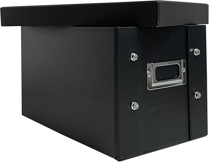 CheckOutStore Black Stamp & Die Craft Scrapbook Storage Pocket Box - Image 4