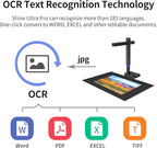 CZUR Shine Ultra Pro 24MP Document Scanner, USB Book Scanner, Portable Document - Image 4