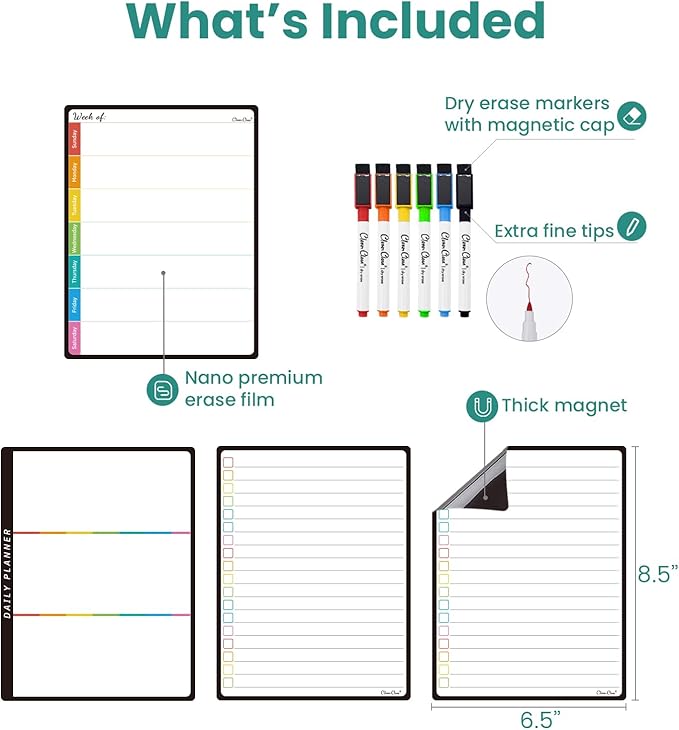 Magnetic Dry Erase List Board - Image 2
