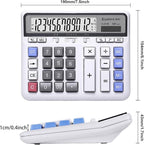 Comix Desktop Calculator Solar Battery Dual Power - Image 7