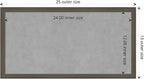 Amanti Art Grey Framed Magnetic Board 13x25 Small Vision Board - Image 4
