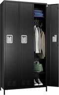 SUPEER 3 Doors Metal Lockers for Employees by SUPEER