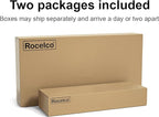 Rocelco 46" Height Adjustable Corner Standing Desk Converter - Image 8