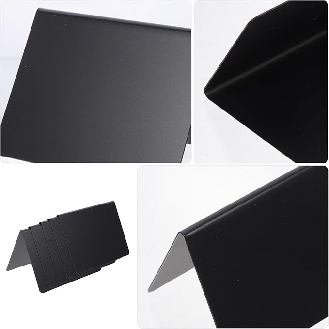 COHEALI 10pcs Mini Acrylic Desktop Message Blackboards Erasable Chalkboard Signs - Image 6