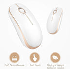 VssoPlor Wireless Mouse, 2.4G Slim Portable Computer Laptop Mouse - Image 4