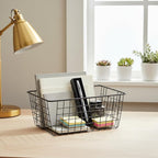 HDYOUDO Metal Black Large Wire Basket Food Storage Organizer, pantry organizers - Image 6