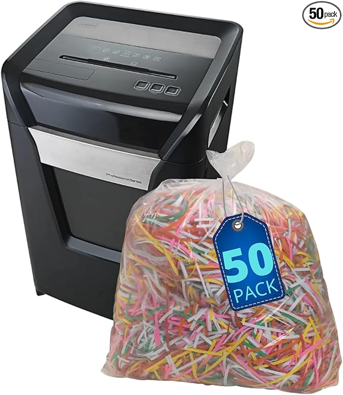 1InTheOffice Shredder Bags 15.8 Gallon, Paper Shredder Waste bags 15.8 Gal. by 1InTheOffice