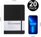 LYDTICK 20 Pack Journals for Writing College Ruled Notebooks Journal in Bulk - Image 2