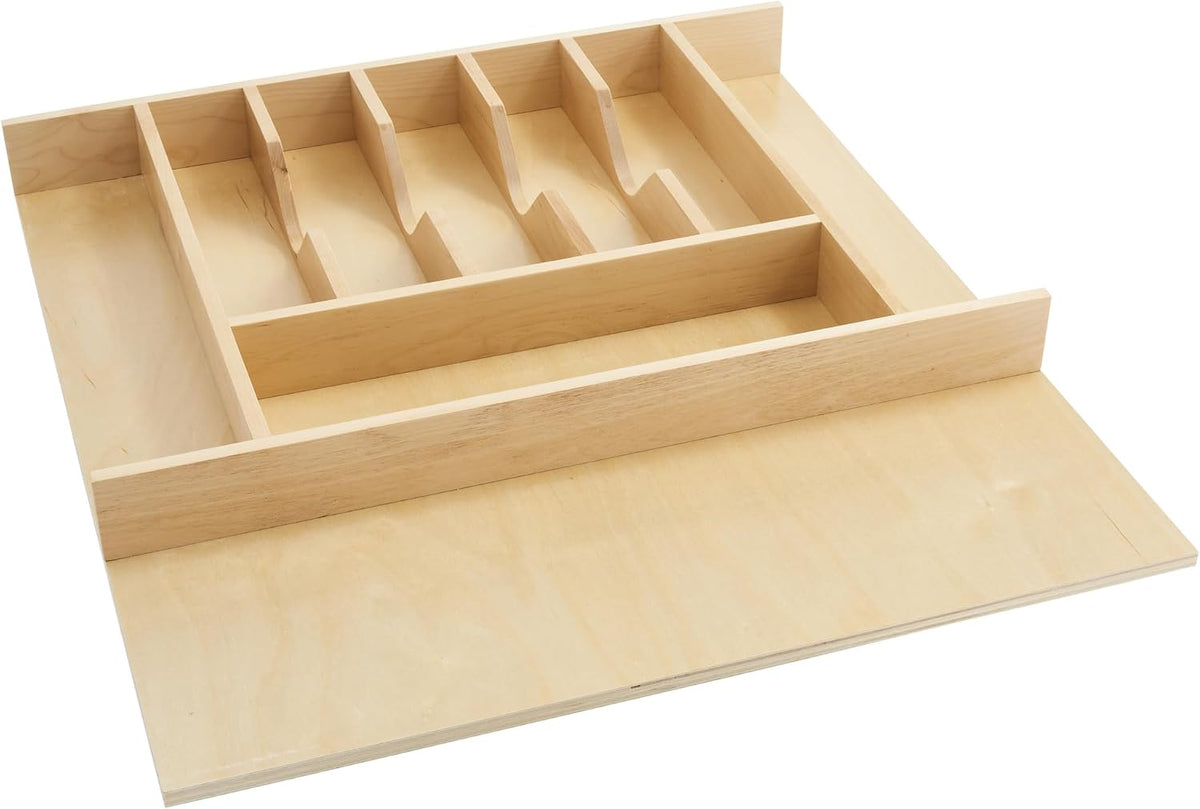 Rev-A-Shelf Trim-to-Custom-Fit Silverware Drawer Insert Divider Organizer