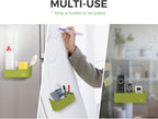loukin Magnetic and Adhesive Marker Holder, Dry Erase Accessory Tray, Magnetic - Image 5