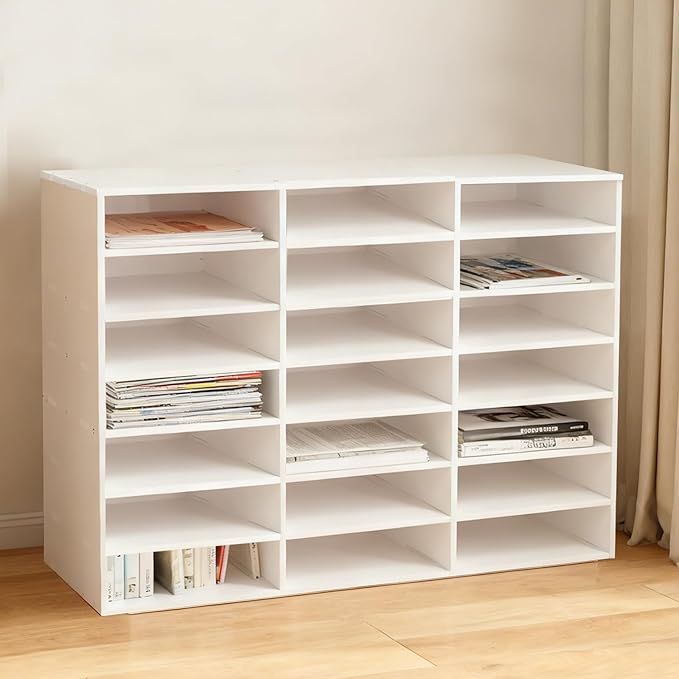 TUSAUW Literature Organizer, 21 Compartments Classroom Mailbox, Desktop File - Image 7