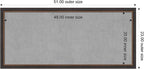 Amanti Art Black Framed Magnetic Board 23x51 Oversize Vision Board - Image 3