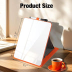 Glass Desktop Whiteboard with Reversable Stand, 12×9” Dry Erase White Board - Image 2