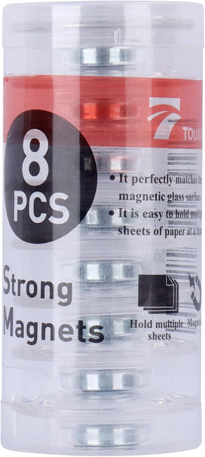 TOWON Strong Nerdy Magnets for Glass Whiteboard, Customized for Glass Dry Erase - Image 2