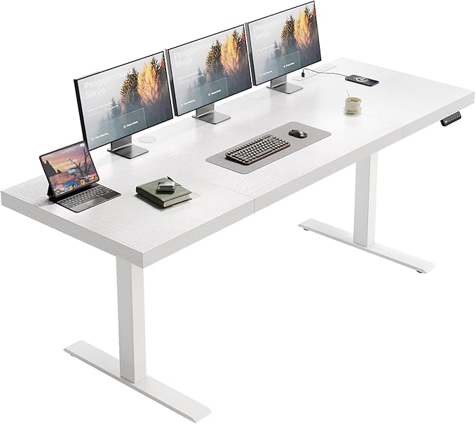 OffiGo 71 Inch Executive Electric Standing Desk, Height Adjustable Desk by OfficeGo-ForHomeOfficeWork