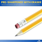 1InTheOffice Pre Sharpened Pencils #2, Pencils - Image 5