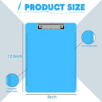 Clipboards, HERKKA 15 Pack Plastic Clipboards Low Profile Clip Standard A4 - Image 2