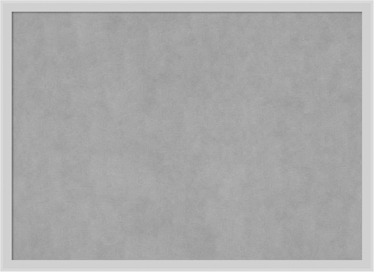 Amanti Art Silver Framed Magnetic Board 21x29 Medium Vision Board
