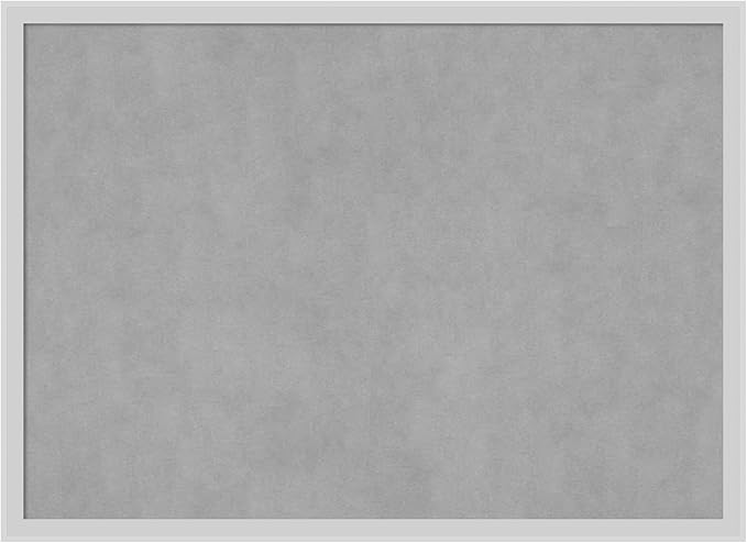 Amanti Art Silver Framed Magnetic Board 21x29 Medium Vision Board by AmantiArt