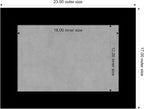 Amanti Art Black Framed Magnetic Board 17x23 Small Vision Board - Image 3