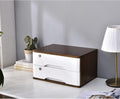 Lockable Solid Wood Flat File Cabinet for Office Suppliesa4/Receipt Orga with 1 Drawer Desktop Storage Box Durable Filing Solution (D-2 Drawers)