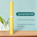 SEMLEART Tracing Paper Roll, 17.5-inch x 25yard，Yello Translucent Vellum - Image 2
