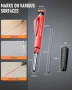 Nicpro 3 Pack Carpenter Pencil Set - Image 7