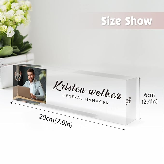 Desk Name Plate Personalized, Custom Name Plates - Image 3