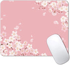 IMAYONDIA Cute Pink Mouse Pad, Floral Flowers Mouse Pad, Sakura Cherry Blossom by IMAYONDIA