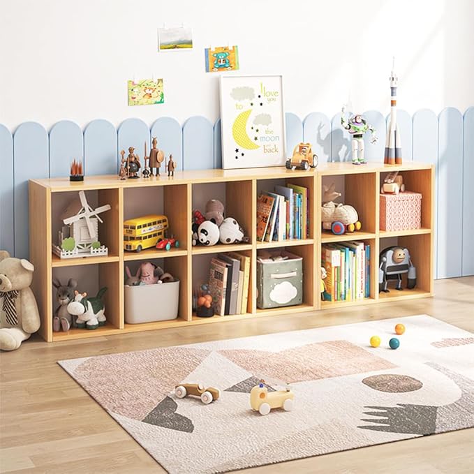 NELYE 4 Cube Organizer Bookcase - Image 7