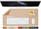 Cork Desk Mat - Dual-Sided Desk Pad by HOMIEAZICOZI