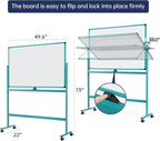 Large Dry-Erase Rolling Magnetic Whiteboard - Image 2
