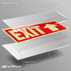 iSYFIX Exit Signs with Directional Up Arrow - Image 9