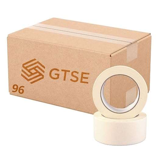 GTSE Masking Tape, Bulk Contractors Pack, 2 inches x 55 Yards, 96 Rolls by GTSE