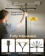onemix 42" desk lamp for home office with, close-up detail