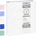 POPRUN 3 Ring Binder 1 Inch, Holds 175 Sheets of 8.5 x 11 Paper, Extra Durable by POPRUN